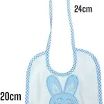 Oly Baby Soft Cotton Baby Bibs for Feeding & Drooling – Super Absorbent, Comfortable & Adjustable Snap Closure (Multicolor)