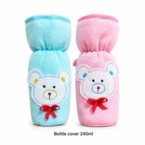 Oly Baby Soft Teddy Bear Bottle Cover 240ml for Babies