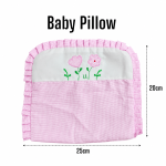 OLY BABY Soft Cotton Baby Pillow for Newborn Babies