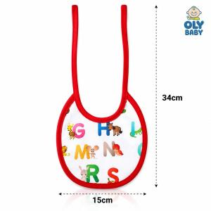 OLY BABY Newborn Baby Bibs Pack of 3 | Soft Cotton Feeding Bibs for Babies | Absorbent & Skin-Friendly